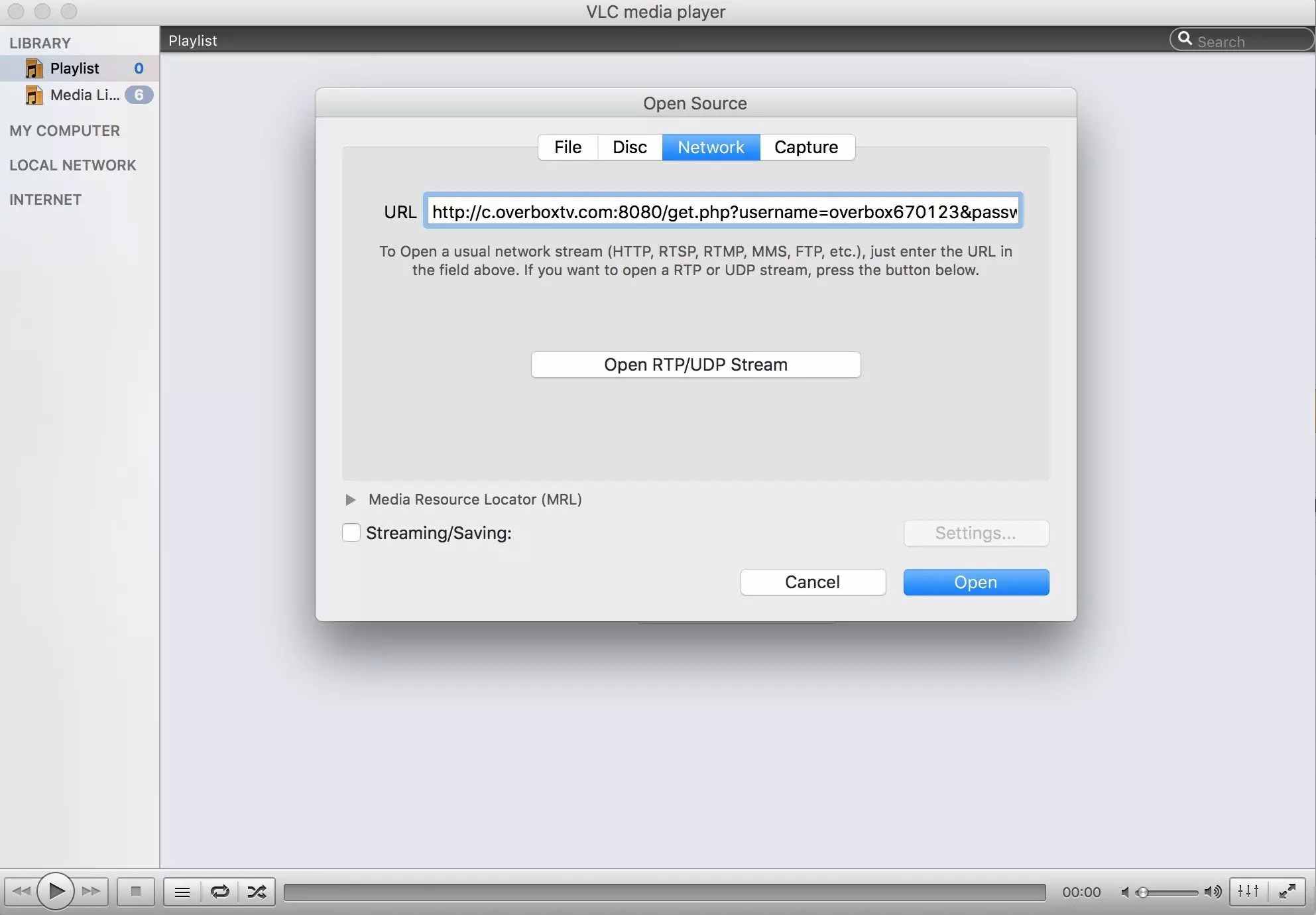 VLC MacOs Application